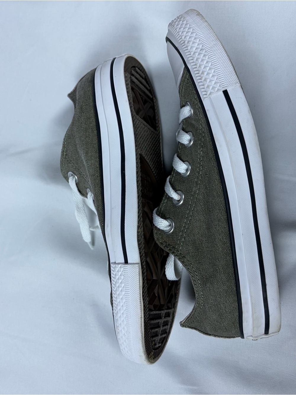 Converse All Star Low Tops in "Washed Ashore" Green Gray color - Picture 7 of 8